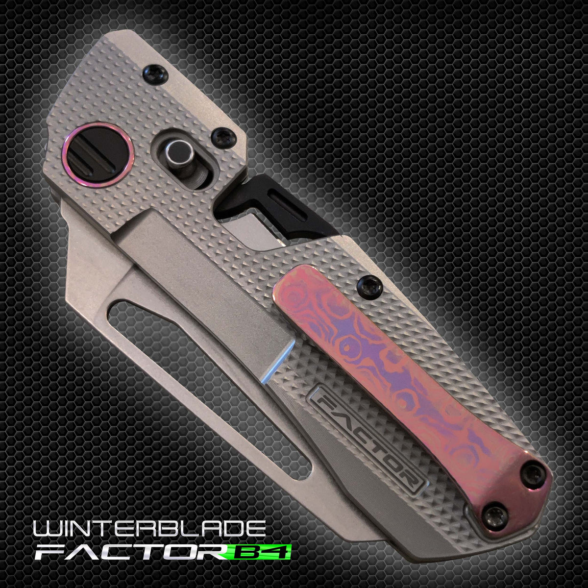FLESH AND BLOOD アイゼンロフトの要塞、石筍 FAB GAP005 Zero Tolerance 0545 - Blue Carbon Fiber & Ti | In Stock