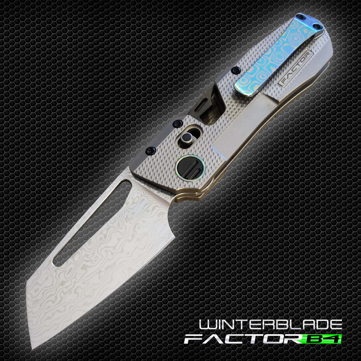 SOLD OUT) FACTOR B4: NATURAL DIAMOND TEXTURE TITANIUM SCALES +