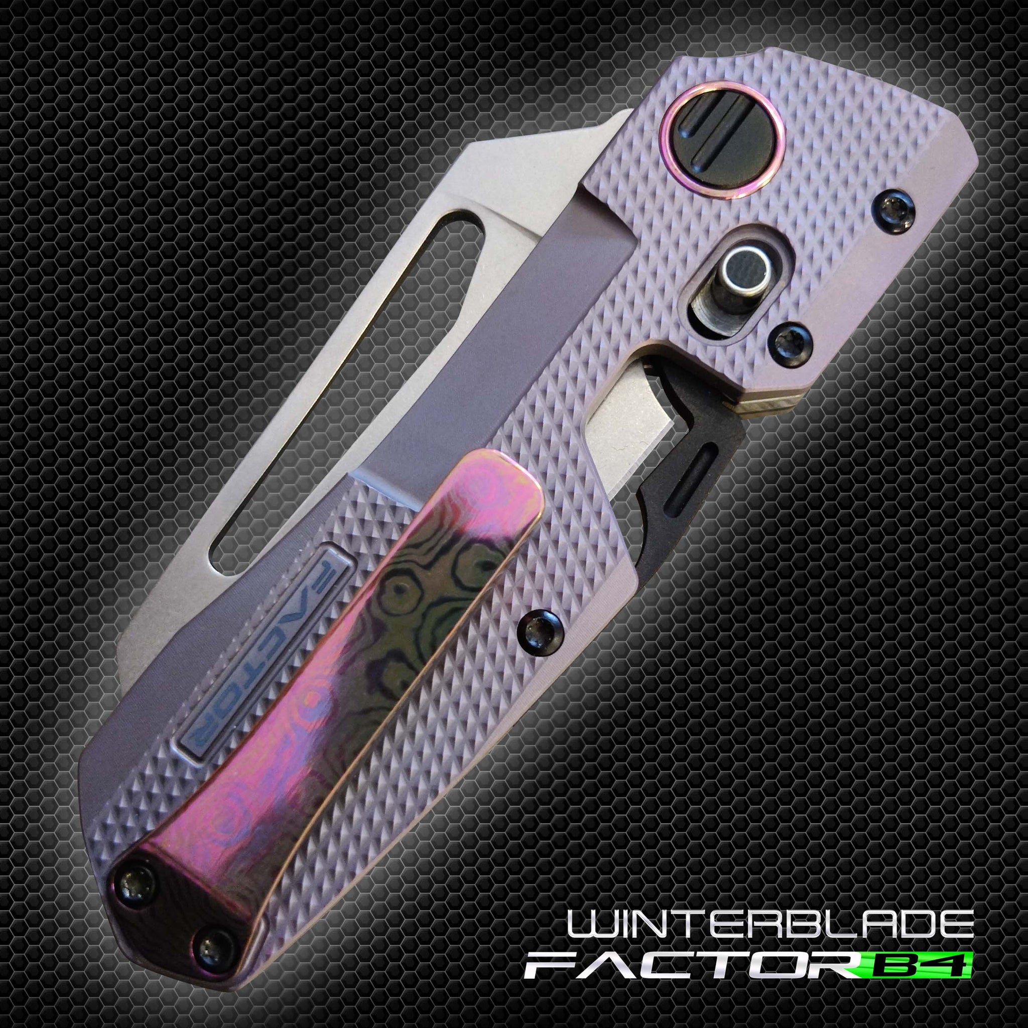 SOLD OUT) FACTOR B4: LIGHT PURPLE DIAMOND TEXTURE TITANIUM SCALES