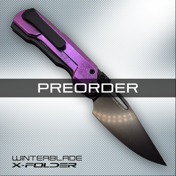 PREORDER) X-FOLDER: PURPLE CRYSTALIZED TITANIUM + BLACK DLC