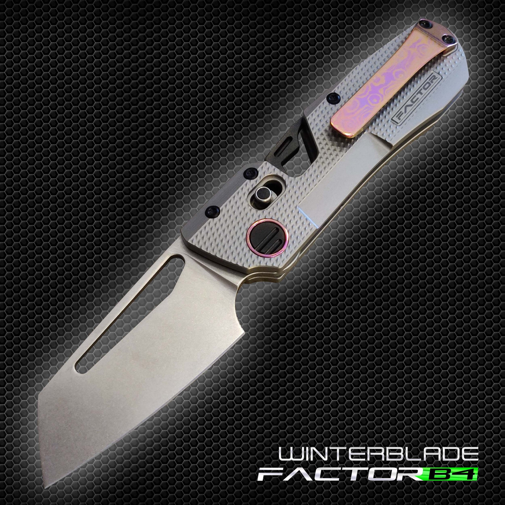 SOLD OUT) FACTOR B4: NATURAL DIAMOND TEXTURE TITANIUM SCALES +