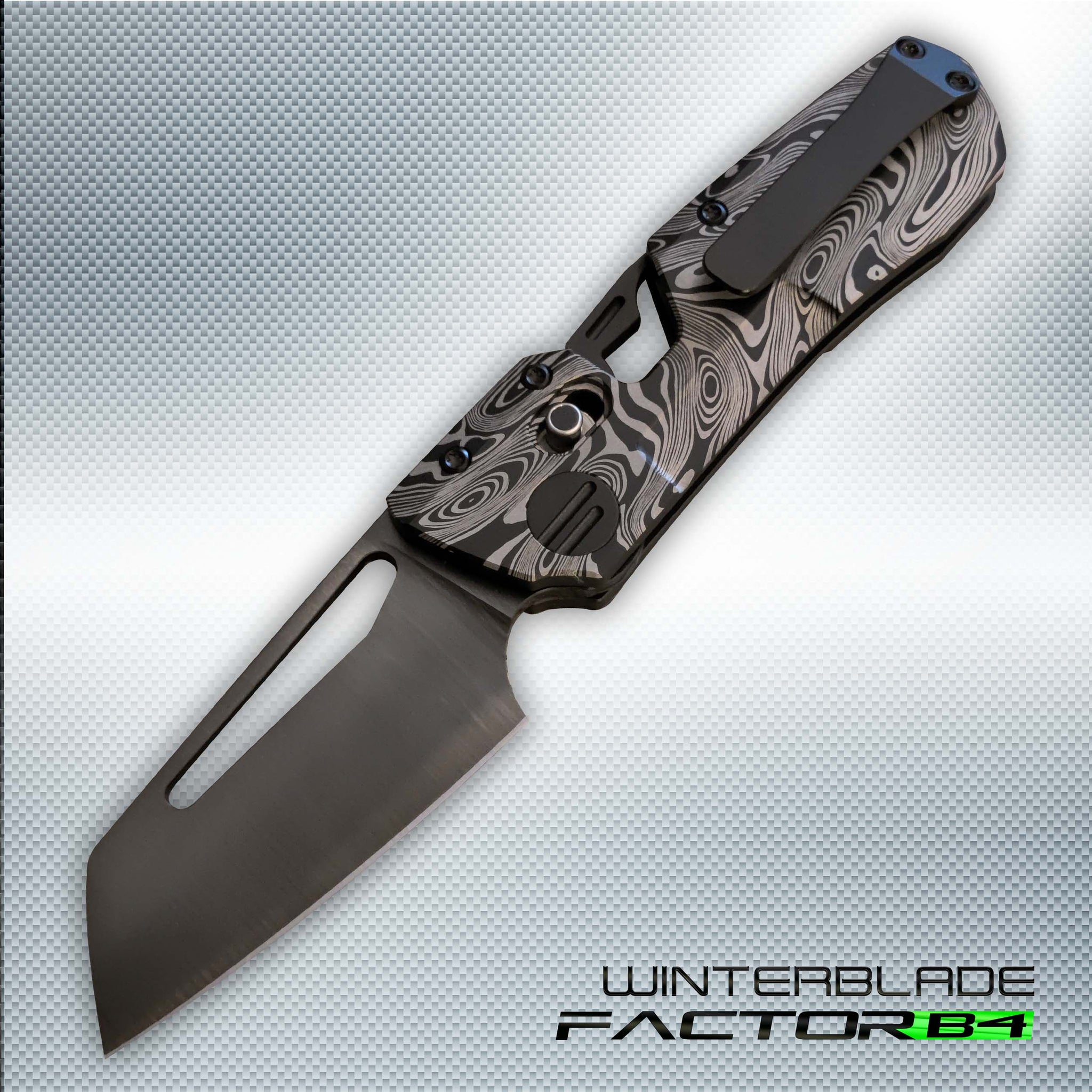 BLADE 無能タンパク質 Sample-B ヴィジュアル系 Pro-Tech Knives Blade Show Atlanta 2025 Vero Synapse Design Black